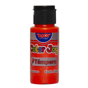 Pintura Témpera, Color Joy 54 Rojo Bermellón 50 ML