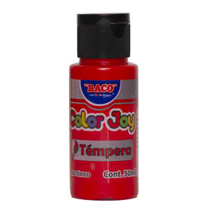 Pintura Témpera, Color Joy 54-A Rojo 50 ML