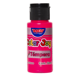 Pintura Témpera, Color Joy 07 Rosa Mexicano Fluorescente 50 ML