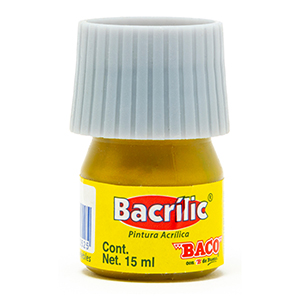 Pintura Acrílica, Bacrilic 368 Oro Rico 15 ML