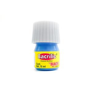 Pintura Acrílica, Bacrilic 309 Azul Fluorescente 15 ML