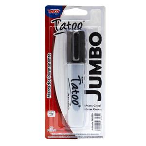 Marcador Permanente Tatoo Jumbo Negro