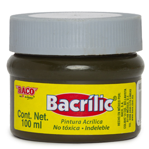 Pintura Acrílica, Bacrilic 357-A Café 100 ML