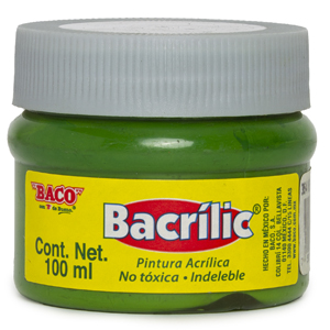 Pintura Acrílica, Bacrilic 364 Verde Olivo 100 ML