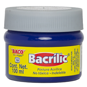 Pintura Acrílica, Bacrilic 366 Azul Ultramar 100 ML