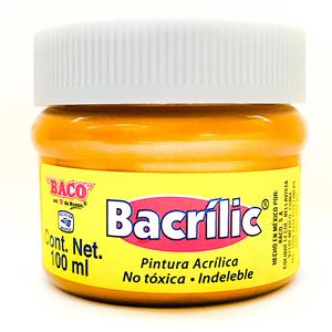 Pintura Acrílica, Bacrilic 369 Oro Pálido 100 ML