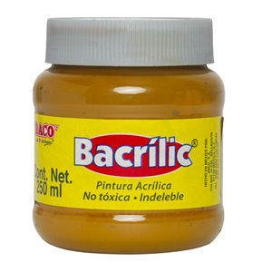 Pintura Acrílica, Bacrilic 357 Ocre 250 ML