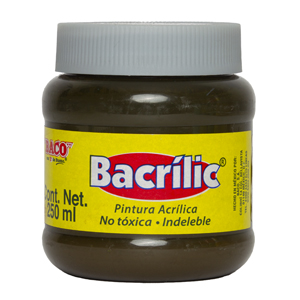 Pintura Acrílica, Bacrilic 357-A Café 250 ML