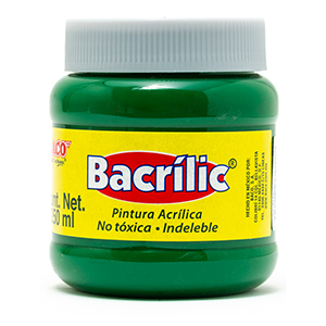 Pintura Acrílica, Bacrilic 363 Verde Esmeralda 250 ML