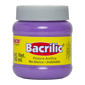 Pintura Acrílica, Bacrilic 383 Lila 250 ML