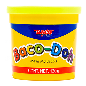 Masa Moldeable, Bacodoh 164 Amarillo Fluorescente