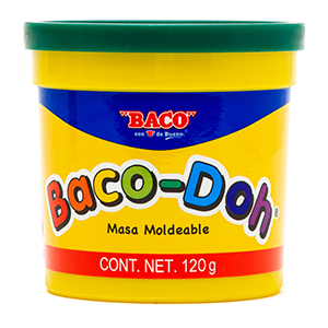 Masa Moldeable, Bacodoh 162 Verde Obscuro