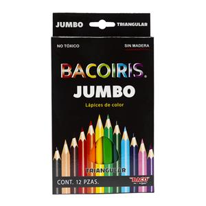 Lápices de Colores Bacoiris Jumbo Triangular