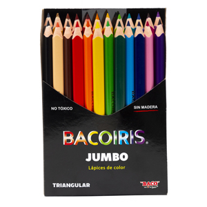 Lápices de Colores Bacoiris Jumbo Triangular