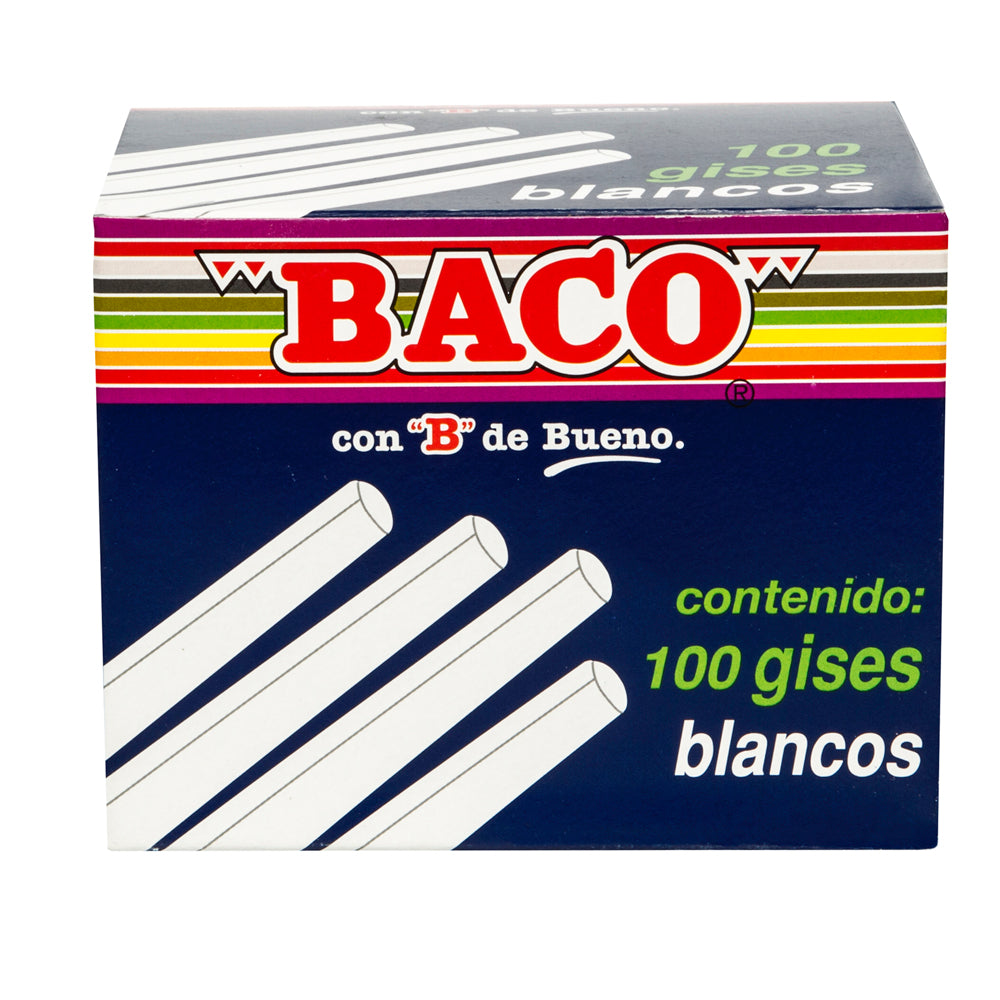 gises blancos 100 piezas