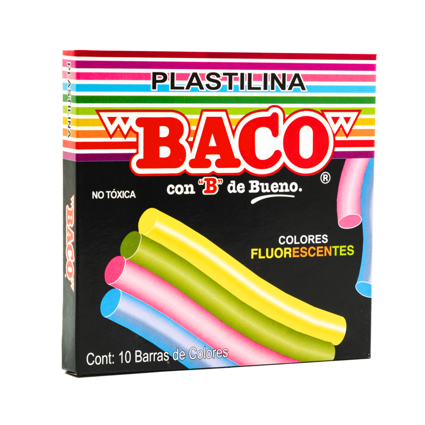 Plastilina Fluorescente | BACO | 100 cajas