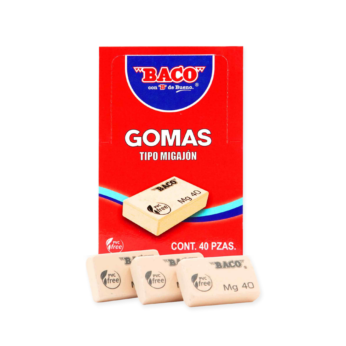 Goma de Migajón | BACO | 40 piezas