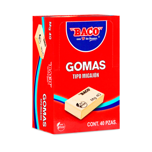 Goma de Migajón | BACO | 40 piezas