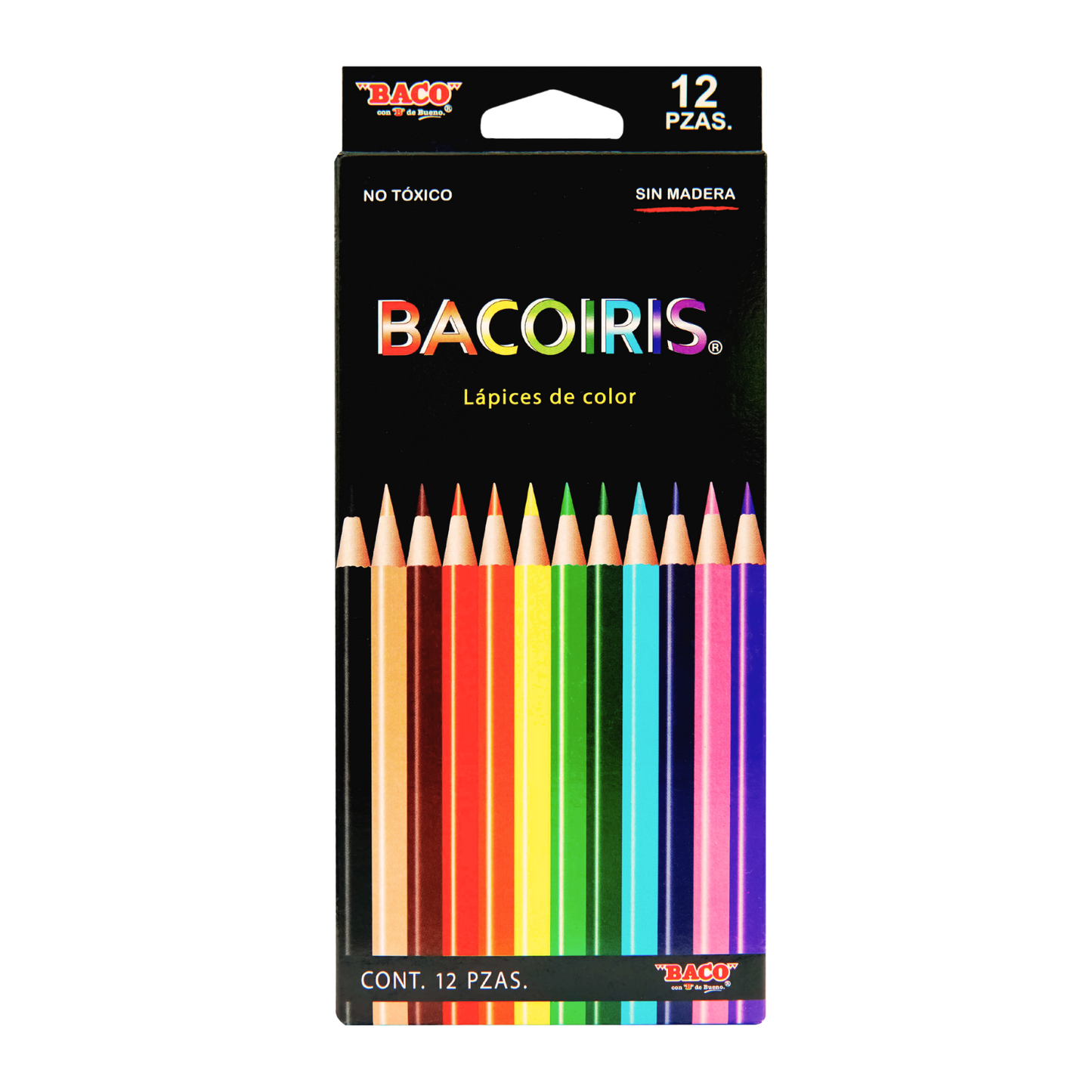 Lápices de Color | Bacoiris | BACO | 100 cajas | 12 piezas