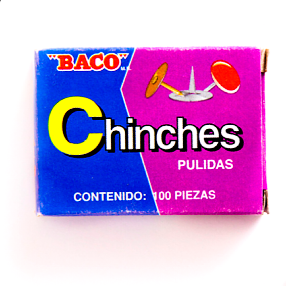 Chinches Pulidas | BACO | Caja con 100 piezas