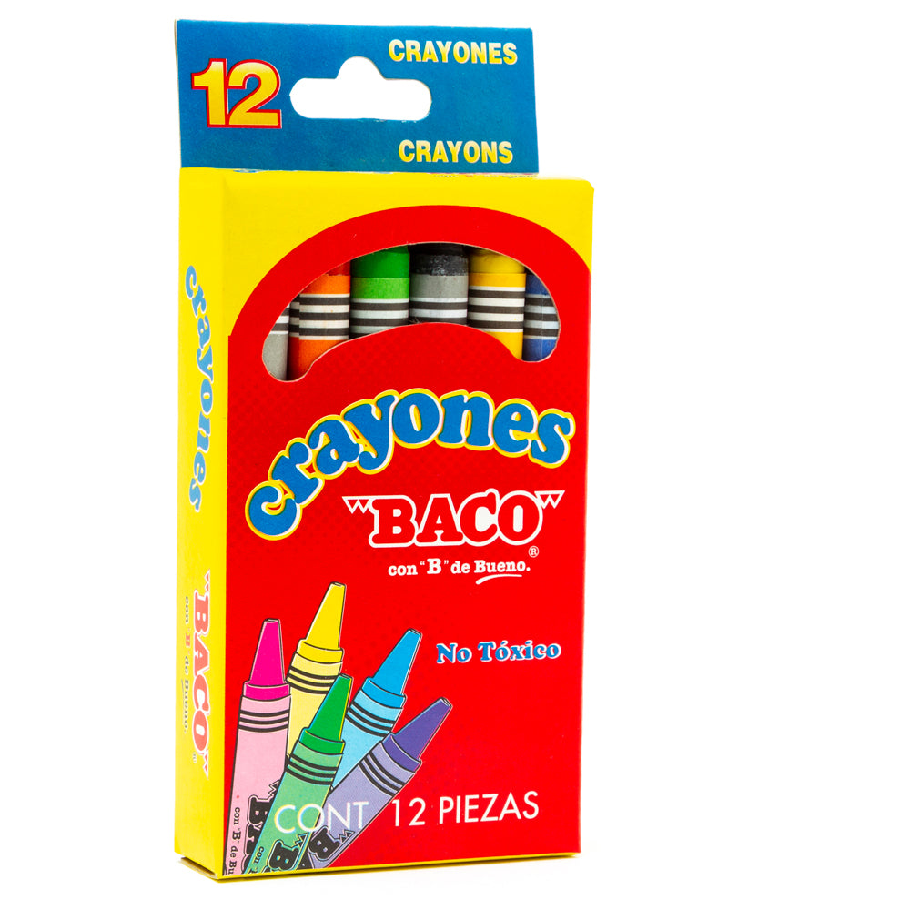 Crayón Estándar BACO 12 piezas