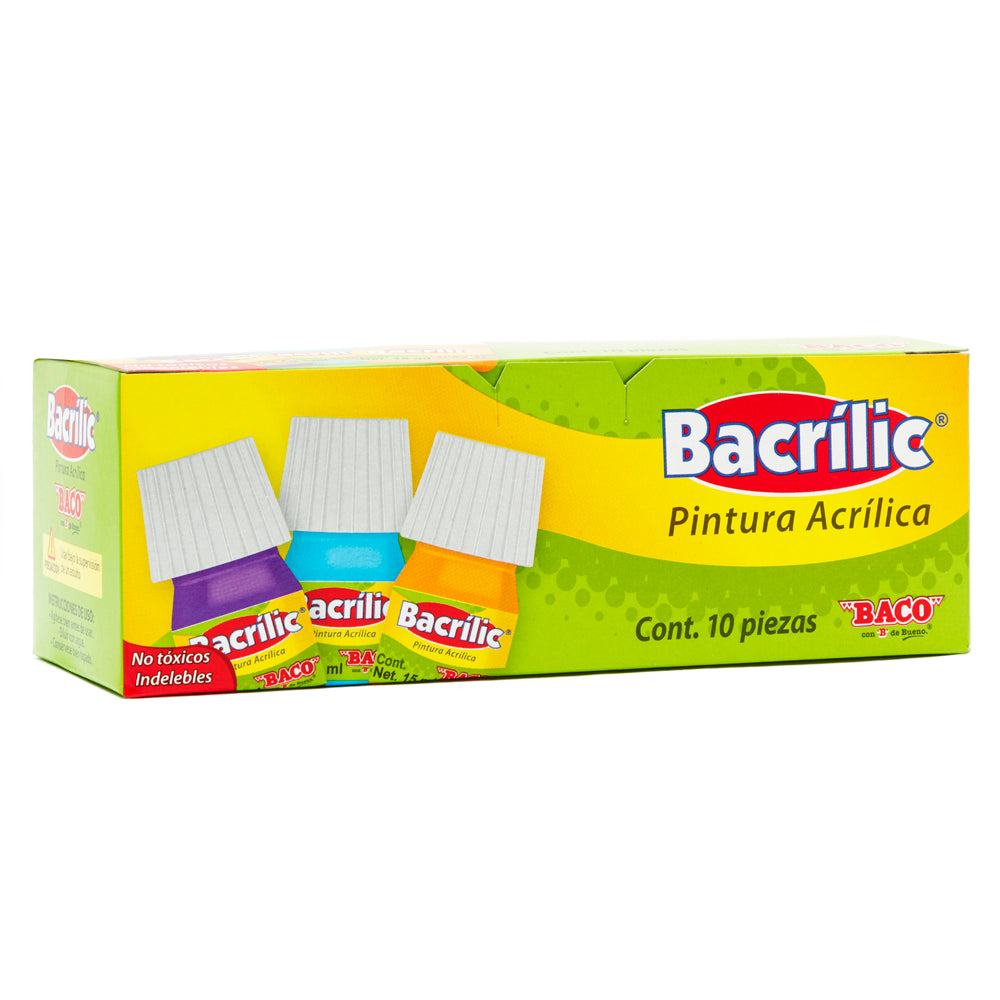 Pintura Acrílica Bacrilic 380 Amarillo Pastel de BACO