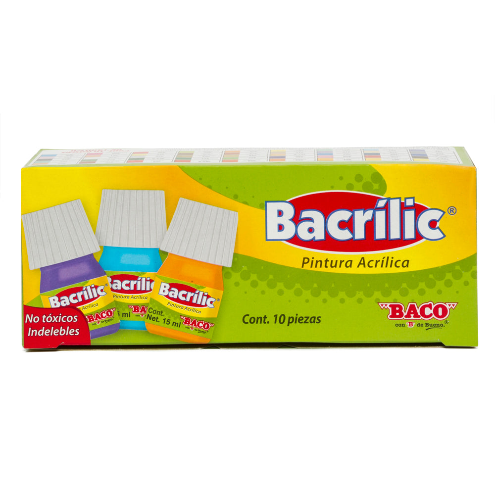 Pintura Acrílica Bacrilic 380 Amarillo Pastel de BACO