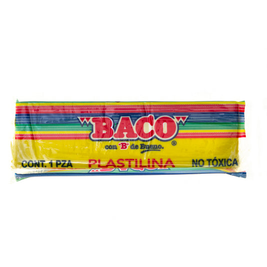 Plastilina Chica B-120 de BACO amarillo