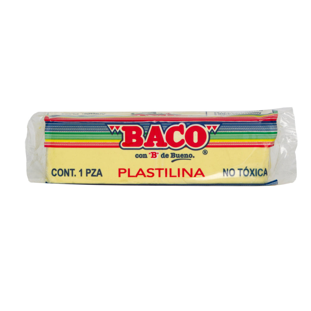 Plastilina Chica B-120 de BACO amarillo pastel