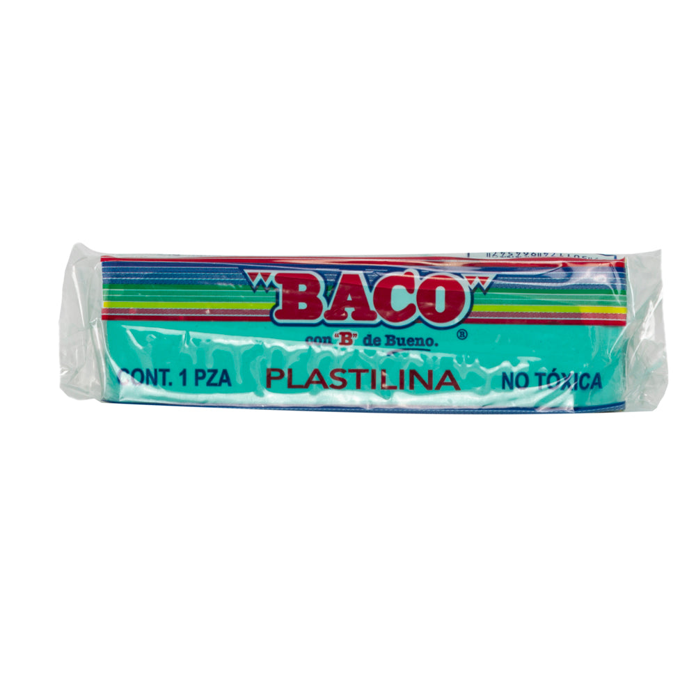 Plastilina Chica B-120 de BACO azul aqua