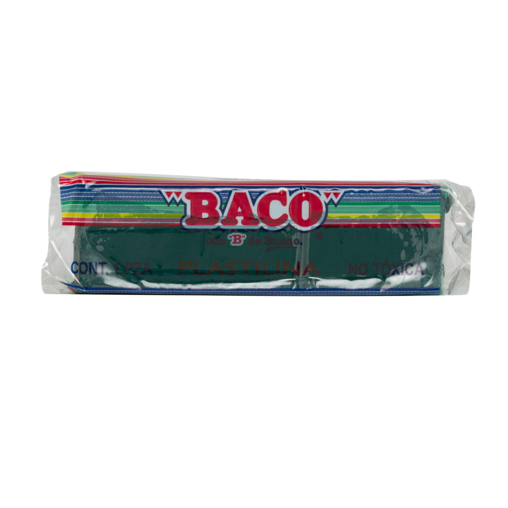 Plastilina Chica B-120 de BACO verde obscuro