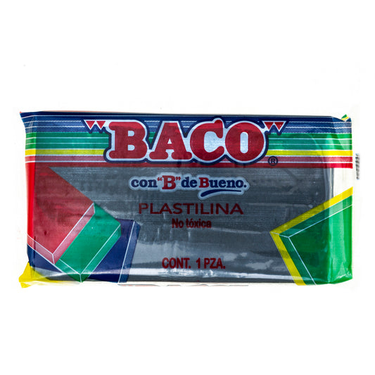 Plastilina 74 de BACO gris bscuro