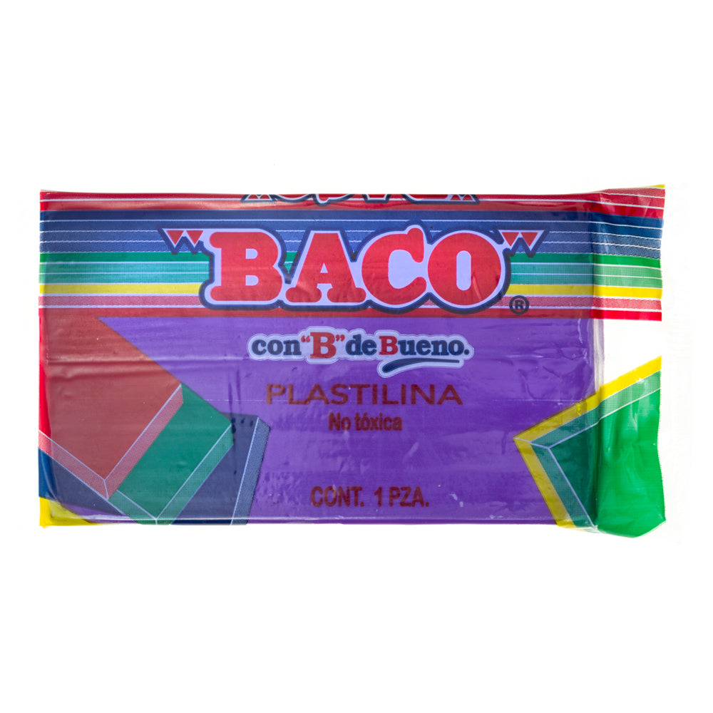 Plastilina Mediana B-140 de BACO morada